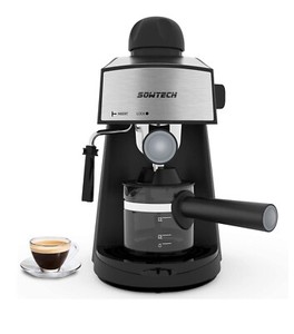 Sowtech CM6811 Coffee Espresso Maker 3.5 Bar 4 Cup Cappuccino With Milk Frother