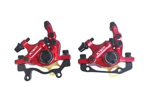 Zoom Xtech Fahrrad Hydraulikscheibe Rotor Bremse Set für Straße/MTB/E-Bike etc. Rot - Bild 1 von 11