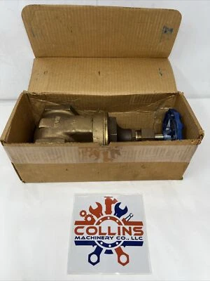 Nibco T-113 2-1/2" Threaded End Bronze Gate Valve, 125lb SWP, 200lb WOG - Image 1 of 4