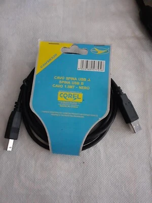 Corel CAUSB320 Cavo Spina USB A-Spina USB B MT.1,5 - Immagine 1 di 3