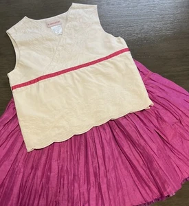 American Girl FOR GIRLS Size 10 Top And Skirt Pink / White - Read Details - Picture 1 of 20
