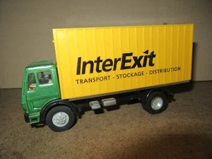 799E Craft Kit Base Welly 9283 Mercedes 2448 Container Truck L 13.3 cm - Picture 1 of 6