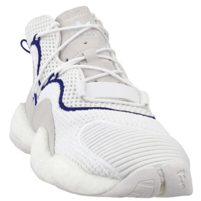 Adidas Men's Crazy BYW Sneaker Shoes, White/Purple - Image 1 of 4