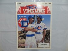 Vine Line Chicago Cubs Magazine 1991 March Shawon Dunston Andre