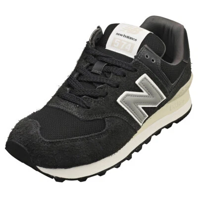 New Balance 574 Unisex Black Grey Sneaker