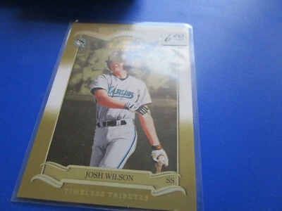 2003 Donruss Classics Timeless Tributes /100 Josh Wilson #167 - Image 1 of 2