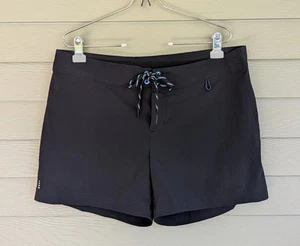Traje de baño LANDS END negro board shorts talla 12 para mujer cubierta de playa - Imagen 1 de 4