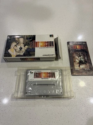 Front Mission Nintendo Super Famicom- 1995 SFC ~TESTADO~ VENDEDOR EUA  - Imagem 1 de 3