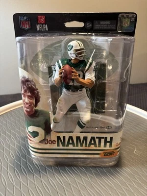 McFarlane Joe Namath New York Jets Legends Figure NFL Sports Picks Debut 2014 - Image 1 of 3