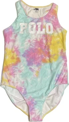 Traje de baño de una pieza Polo Ralph Lauren para niña talla 16 Foto 1 de 4