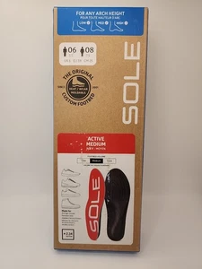 SOLE Active Medium Insoles Men 6/ Women 8 - Picture 1 of 3