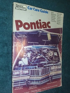 1970-1981 Pontiac Firebird Tempest Lemans Bonneville gran precio libro manual de tienda - Imagen 1 de 6