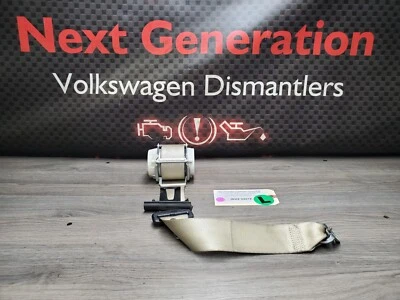 2007 - 2016 Volkswagen EOS левый LH водитель задний бежевый ремень безопасности натяжитель - Изображение 1 из 4