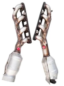 Se adapta a Infiniti M56 5,6 L par de convertidores catalíticos colectores 2011-2013 OEM STAINLES - Imagen 1 de 1