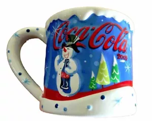 COCA COLA COKE 2003 WEIHNACHTEN SCHNEEMANN KAFFEETASSE - Bild 1 von 8