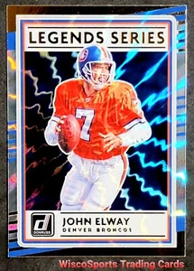 2020 Donruss ~ John Elway ~ Legends Series Refractor #LS-JE ~ Denver Broncos 💎 - Picture 1 of 3