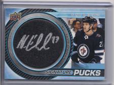 2022-23 Trilogy #SP-NE Nikolaj Ehlers Signatures Pucks Auto