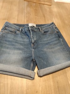 Fat Face Blue Denim Shorts for Women 