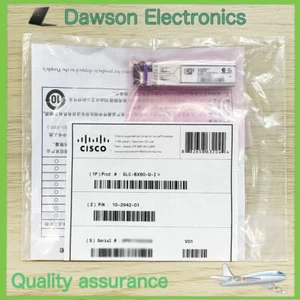 Cisco 1000BASE-BX-U GLC-BX80-U-I , 1490nm-TX/1550nm-RX, 80km, LC, SMF, IND - Picture 1 of 2