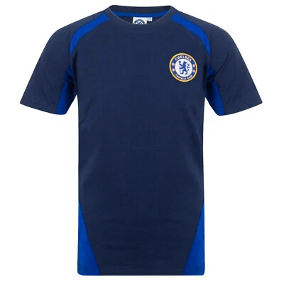 Camiseta Chelsea FC Niños Panel Algodón Cresta Niños OFICIAL Fútbol Regalo Foto 1 de 4