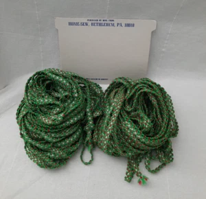 VTG Fabric 3/8" Braid Trim 50 Yards ~ Home-Sew Bethlehem PA ~ Red White Green - Picture 1 of 9