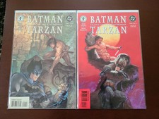 Batman Tarzan Claws Of The Catwoman #1 & #2, Dark Horse Comics 1999