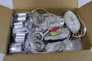 Q-SEE 4-PACK SECURITY CAMERAS QD28414/QD28414W And 4-PACK CABLE SET - Picture 1 of 4