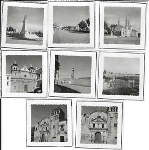 Central America area 1930's tourist 22 black and white 2.75"x2.75" photographs - Picture 1 of 3