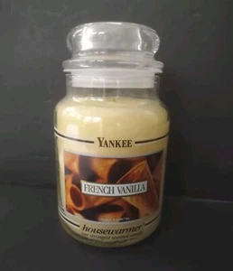 YANKEE CANDLE Housewarmers barattolo vaniglia francese 22 oz - nuovo vecchio magazzino vintage  - Foto 1 di 6