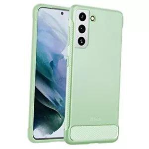 Slim Fit Case for Samsung Galaxy S21 5G 6.2-Inch, Thin Phone Cover with Green - Picture 1 of 8