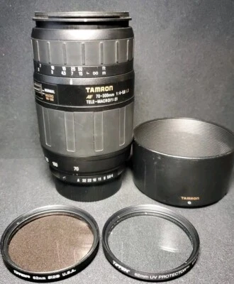 Tamron AF 70-300mm 1:4-5.6 LD Tele-Macro (1:2) For Minolta w/Extras - Image 1 of 4