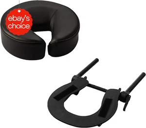 U-Shaped Adjustable Headrest Pillow for Massage Table Memory Foam Replacement - Picture 1 of 12