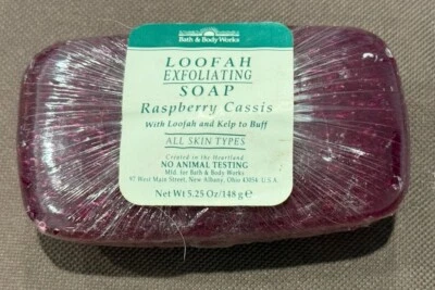 Bath and Body Work Raspberry Cassis Exfoliating Bar Soap 5.25 Oz -All Skin Types - Image 1 of 2