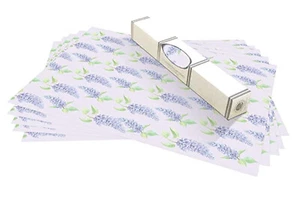 Lilac Floral Purple Drawer Liners From England Master Herbalist Gift Boxed - Picture 1 of 2