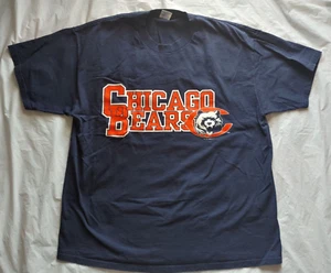 Vintage 1995 Chicago Bears Double-Sided T-Shirt - Size XL - FREE SHIPPING!!! - Picture 1 of 8