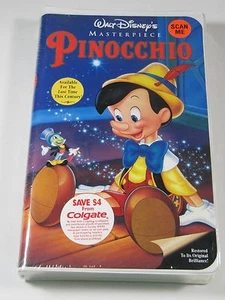 VHS-Film: Pinocchio versiegelt/neu Meisterwerk Sammlung - Bild 1 von 3