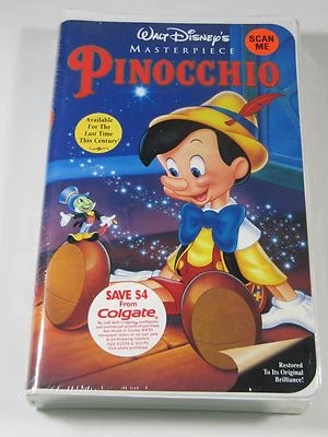 VHS Movie: Pinocchio Sealed/New Masterpiece Collection Foto 1 de 3