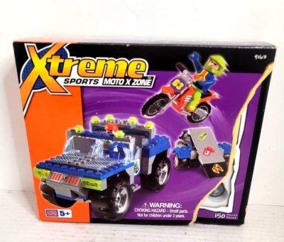 Mega Bloks Xtreme Sports Moto X Zone #9163 2001 nuevo envío rápido Foto 1 de 4