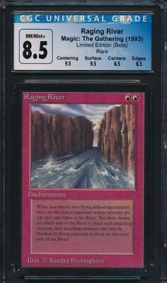 Beta Raging River CGC 8.5 Graded Magic MTG (0143) -magicgraders- - Image 1 of 3