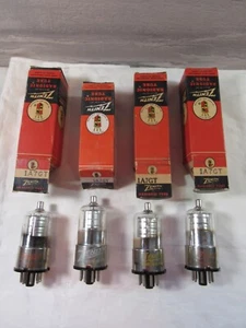 4 NOS NIB Zenith 1A7GT Vacuum Tubes tested - Picture 1 of 8