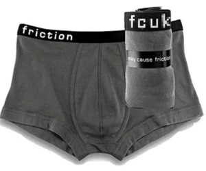 3 Pack Mens French Connection FCUK Friction 100% Cotton Boxer Brief Underwear - Picture 1 of 3
