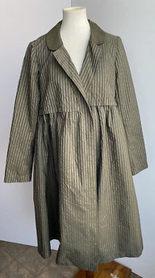 Abrigo LILITH Cuello Imperio Cintura Abotonada Pequeño Orig $940 Foto 1 de 4