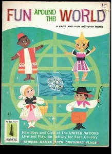 Fun Around The World by Frances W. Keene (McGraw-Hill, 1955) fun activity book - Picture 1 of 8