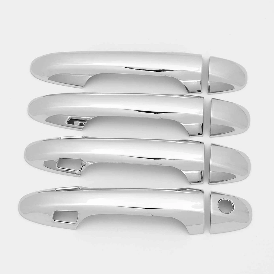 Tapa de manija de puerta Smartkey cromada ABS para Toyota Highlander 2014-2019 Foto 1 de 1