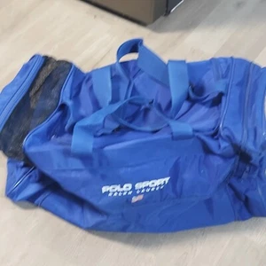 Polo Sport Ralph Lauren Gym Training Track and Field Duffle Bag Blue - Picture 1 of 10