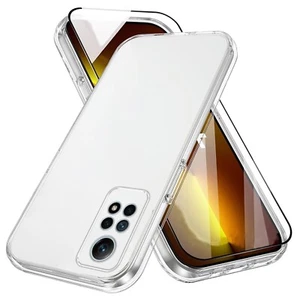For XIAOMI REDMI NOTE 12 PRO 5G TEMPERED GLASS SCREEN PROTECTOR + CLEAR TPU CASE - Picture 1 of 12