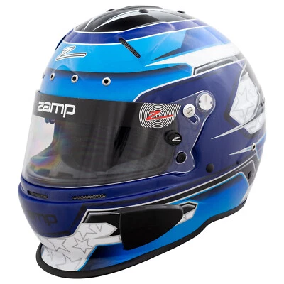 Zamp Helmet RZ70E Hans Hybrid Compatible Holes Snell 2020 Approved ORCi Karting - Image 1 of 2