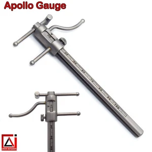 Dental  Micro Apollo Gauge Crown Measuring Adjusting Screw Locking Instruments - Picture 1 of 5