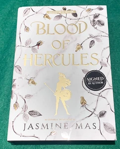 Blood of Hercules Collector's Ed Jasmine Mas SIGNED 1st/1st HC DJ 2025 Sprayed - Imagen 1 de 13