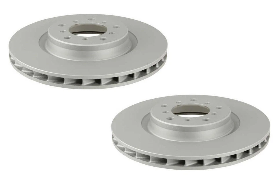 For BMW E46 M3 Set of Front Left & Right Brake Disc Rotors ZIMMERMANN COAT Z - Image 1 of 1